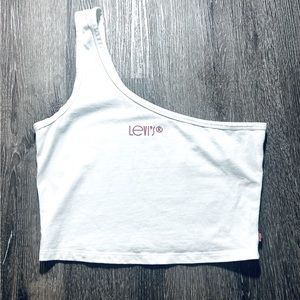 Levi’s one strap crop top. Size small.